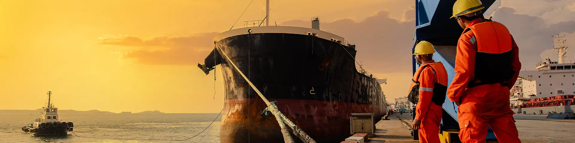marine-cruise-logistics-ship-docked-at-sunset