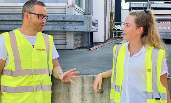 SGL logistics-workers-conversation-loading-dock